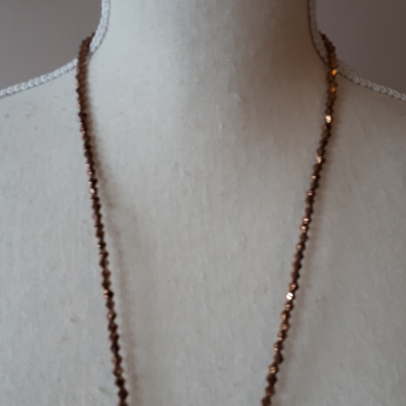 Beaded butterfly necklace - Picture 4 of 5